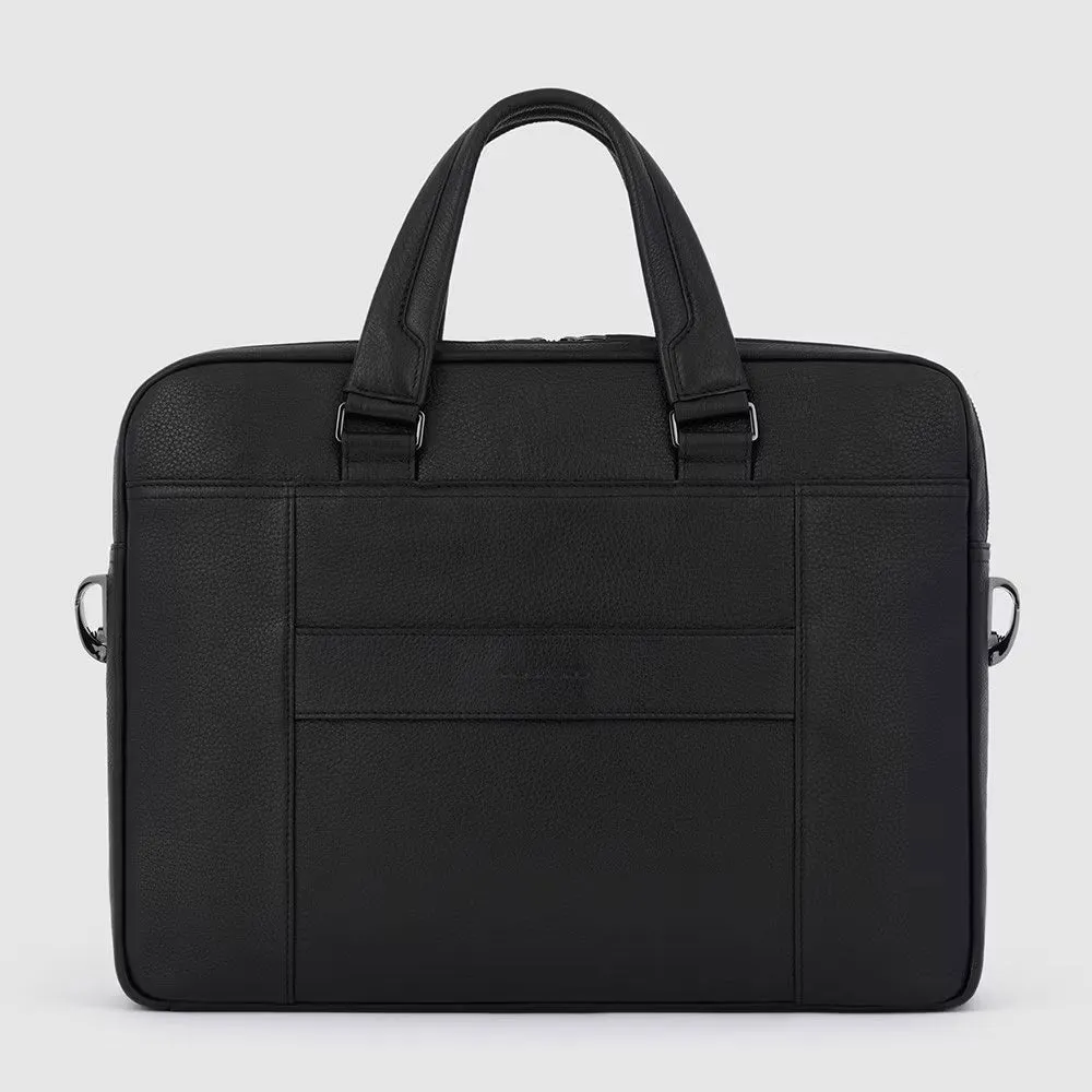 Cartella a 2 Manici Piquadro in Pelle Porta PC e Ipad®Pro Modus Special Nero