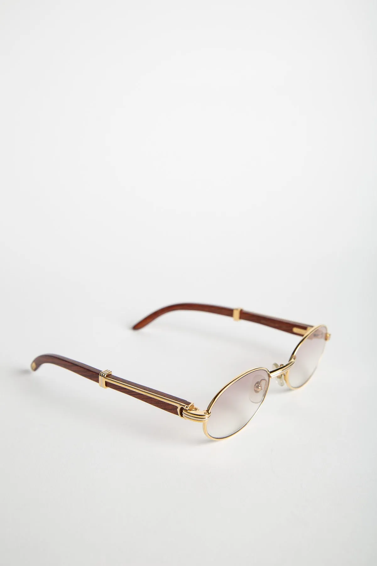 CARTIER | YELLOW GOLD SULLY 53/22 SUNGLASSES