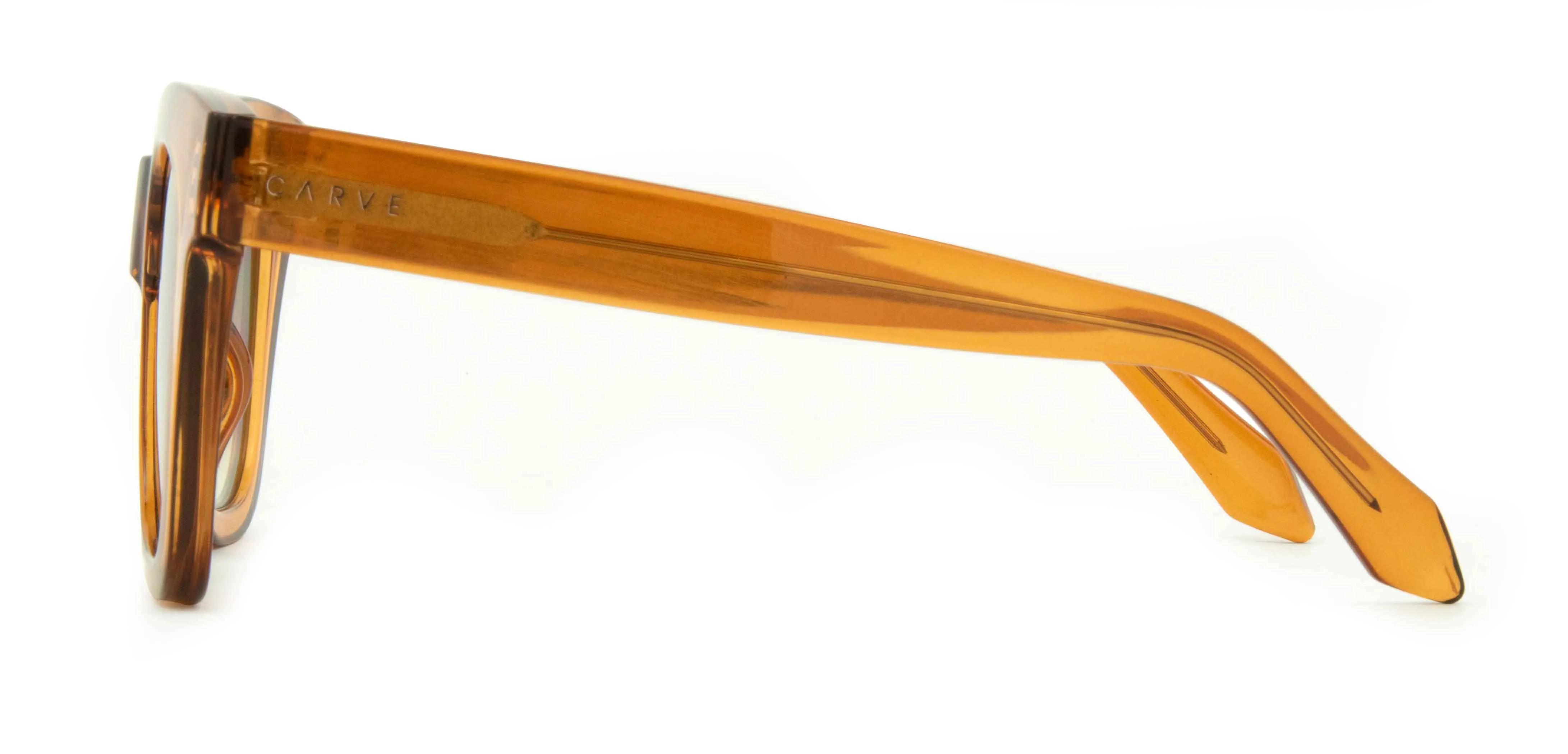 Carve Elba Sunglass - Gloss Toffee Gradient Brown Polarised