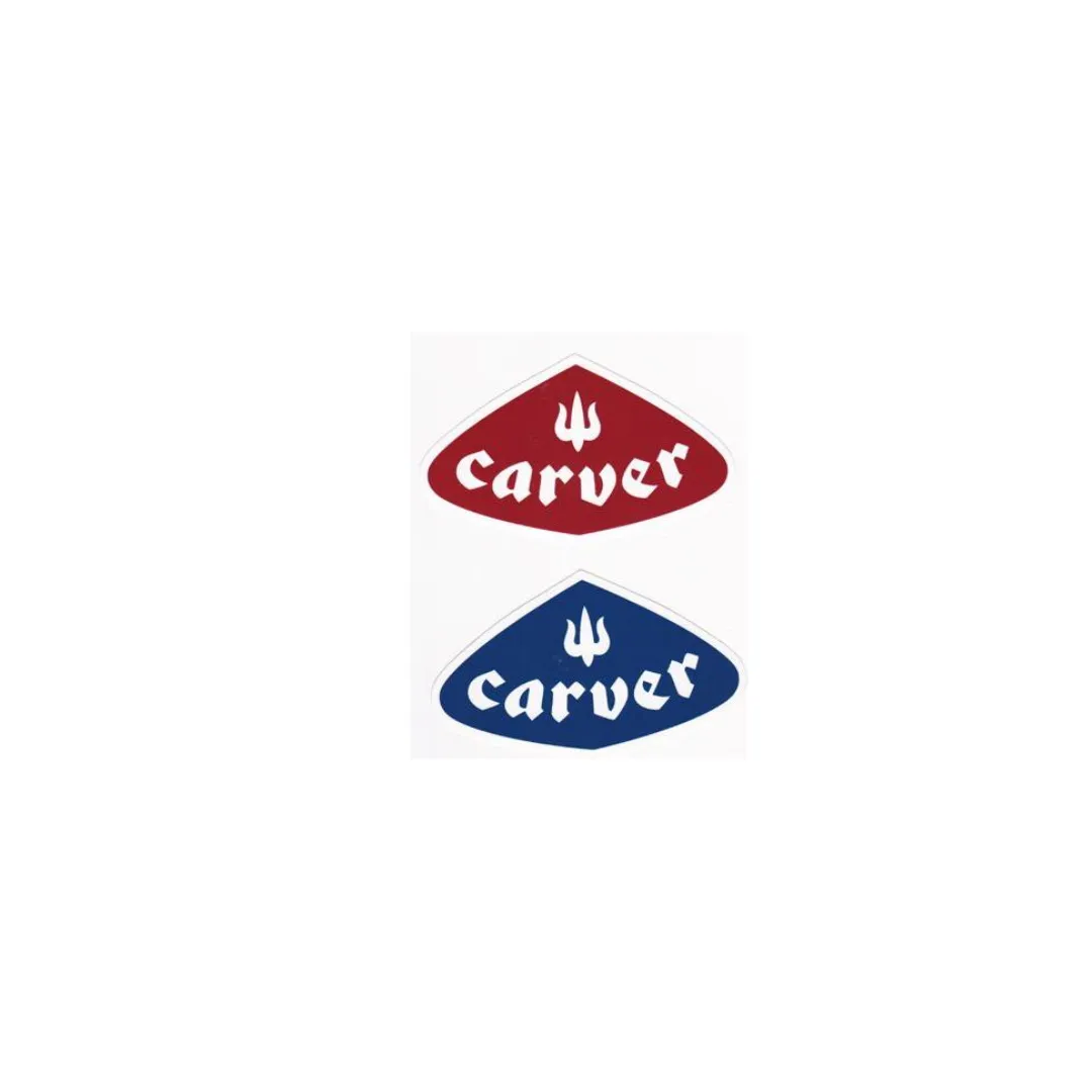 Carver Tear Logo Sticker - Mini
