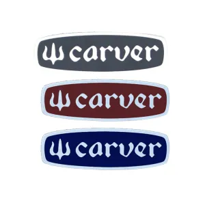 Carver Text Logo Sticker