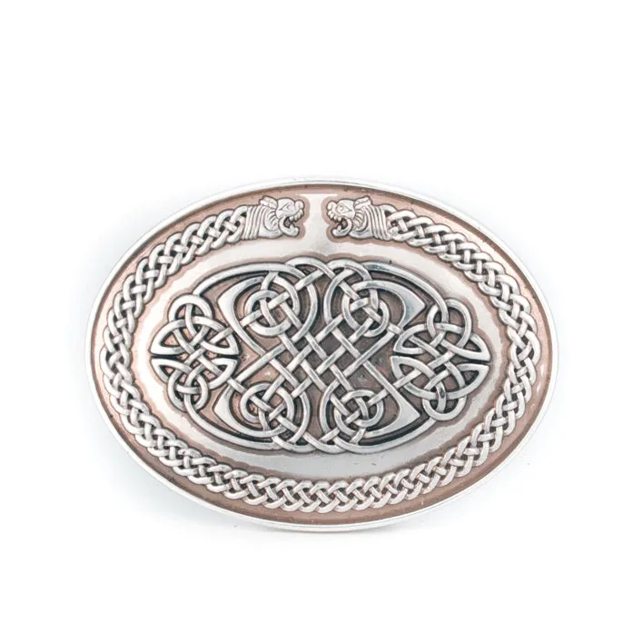 Celtic Hounds Belt Buckle