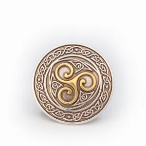 Celtic Triskel Belt Buckle
