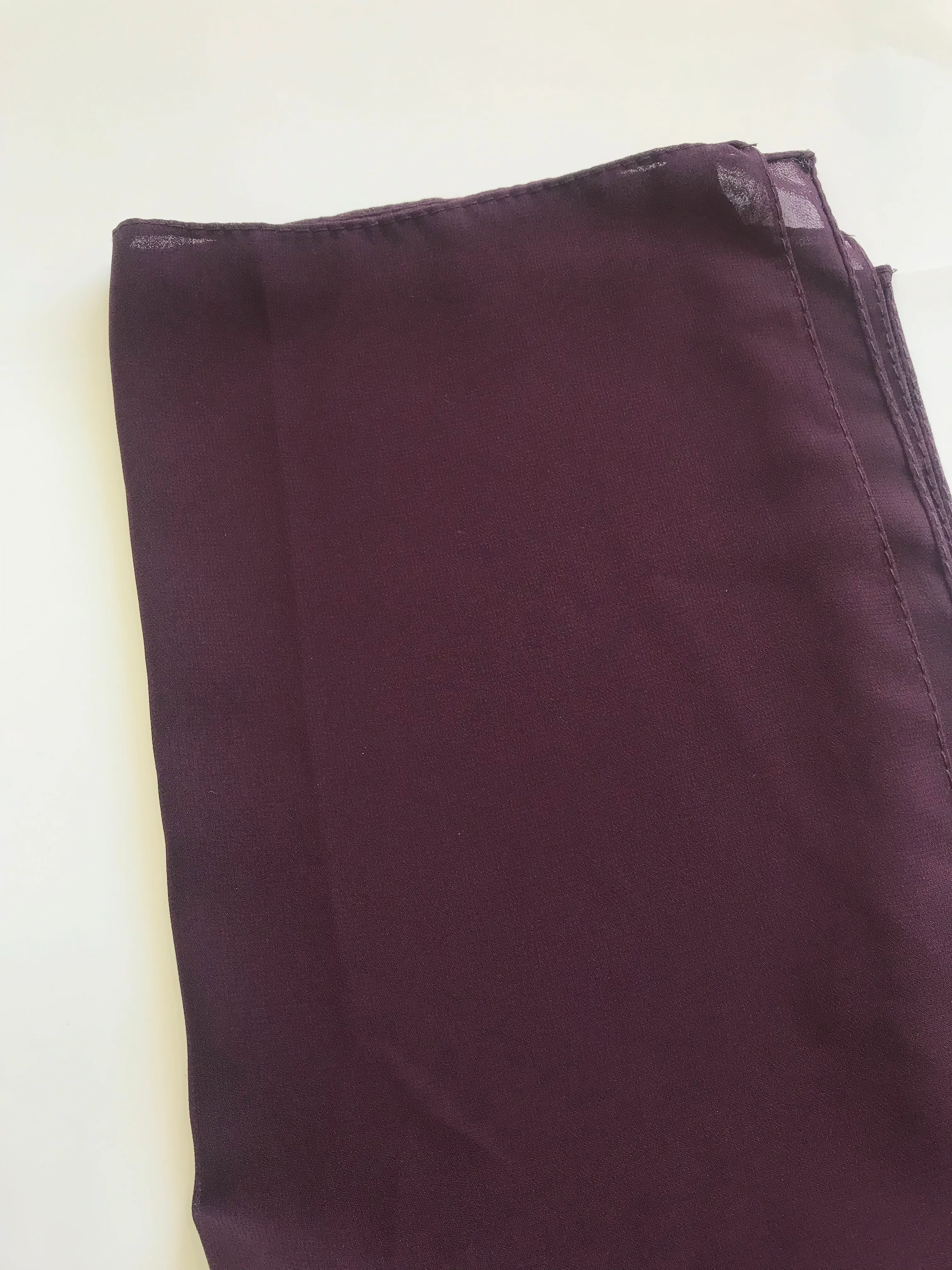 Chiffon Scarf - Rectangle (Purples)