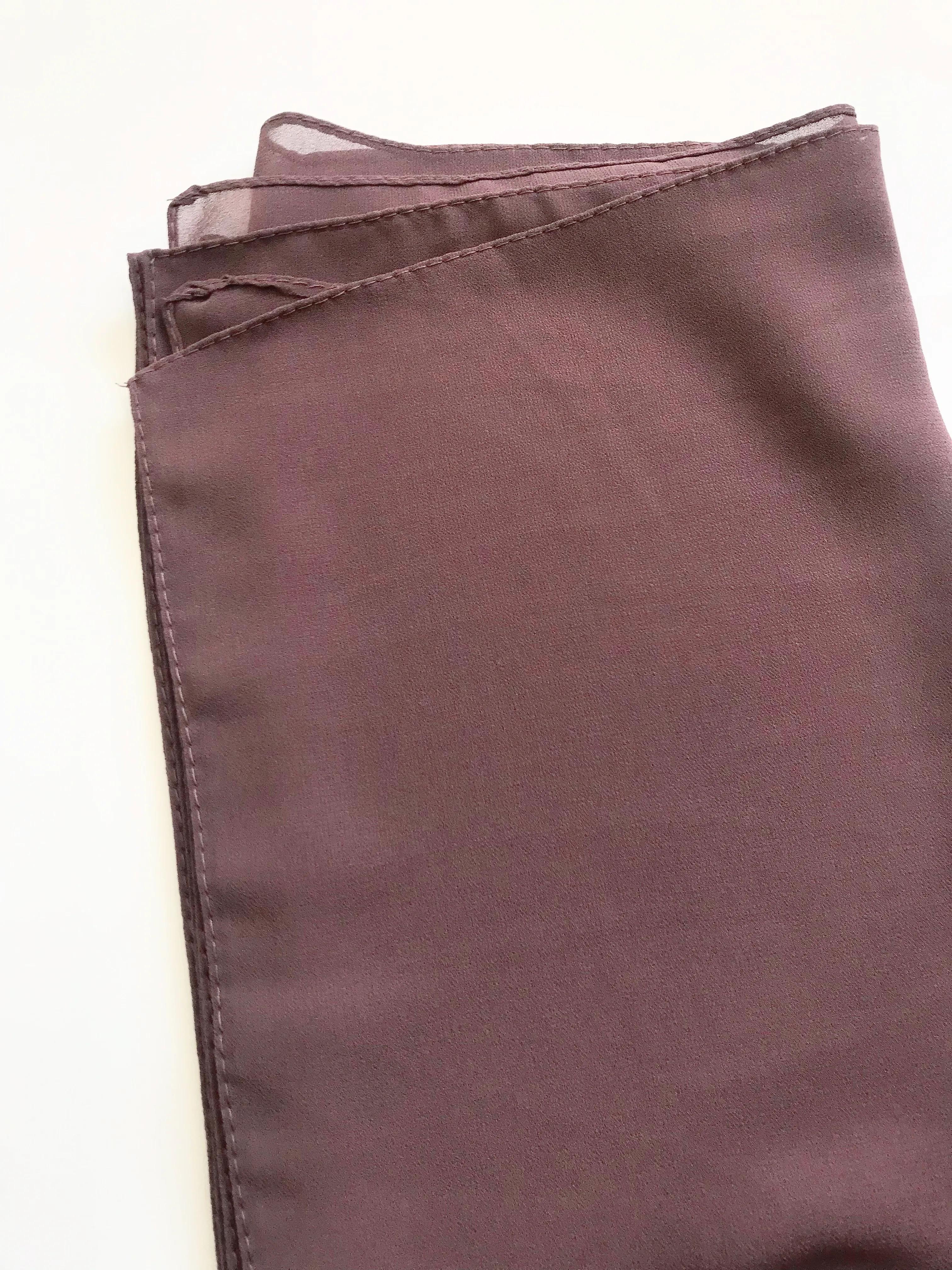 Chiffon Scarf - Rectangle (Purples)