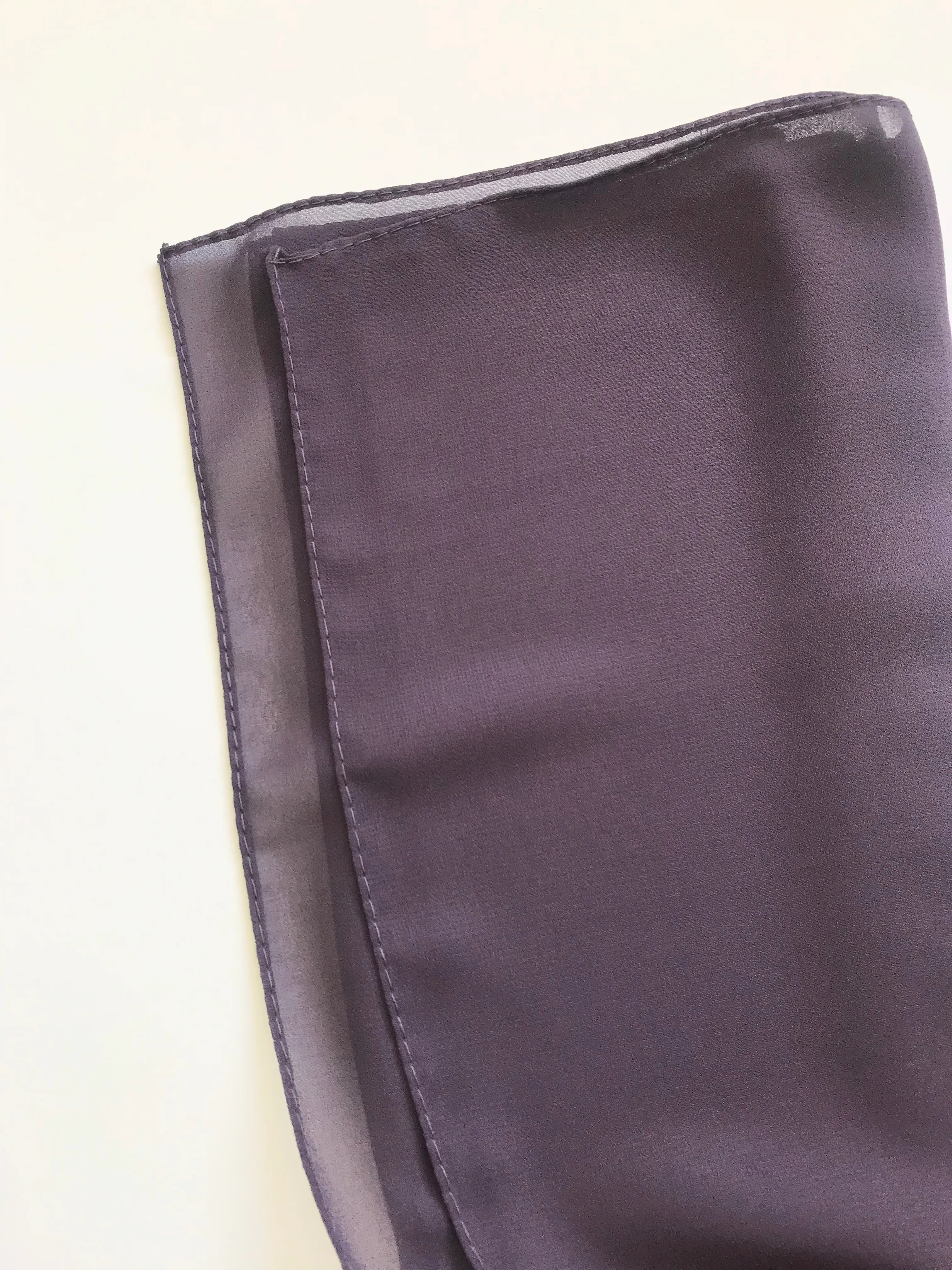 Chiffon Scarf - Rectangle (Purples)