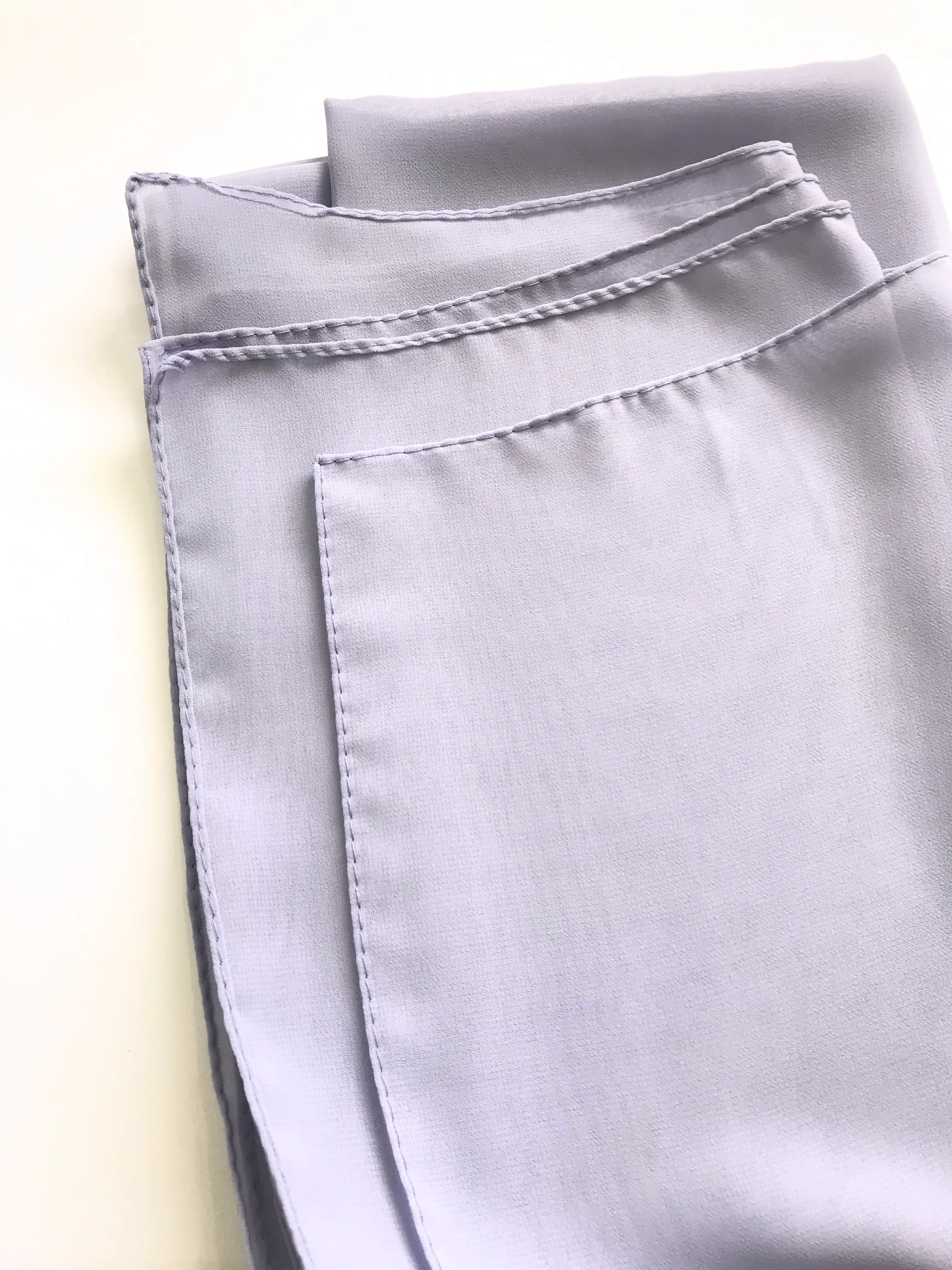 Chiffon Scarf - Rectangle (Purples)