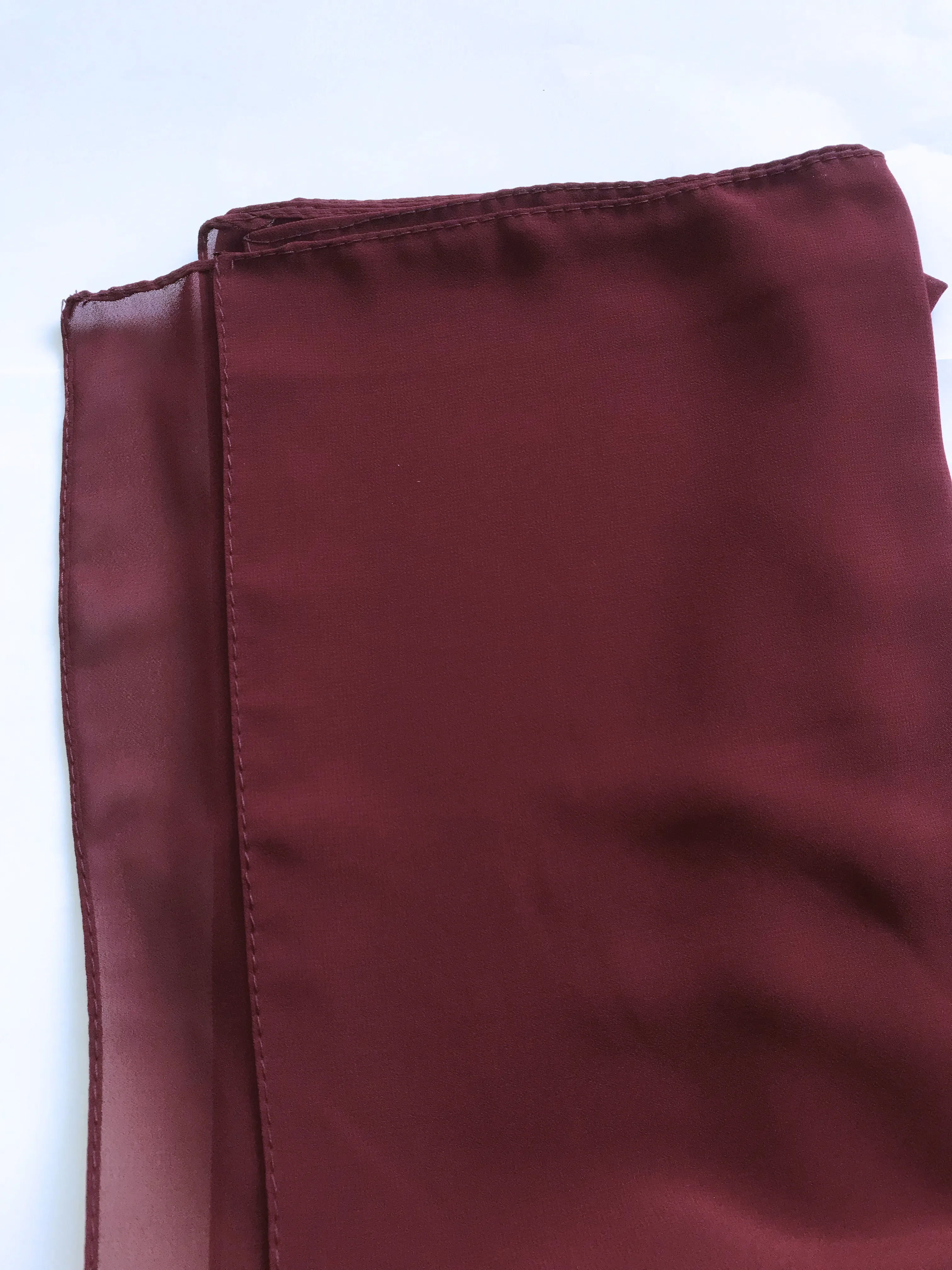 Chiffon Scarf - Rectangle (Reds & Oranges)