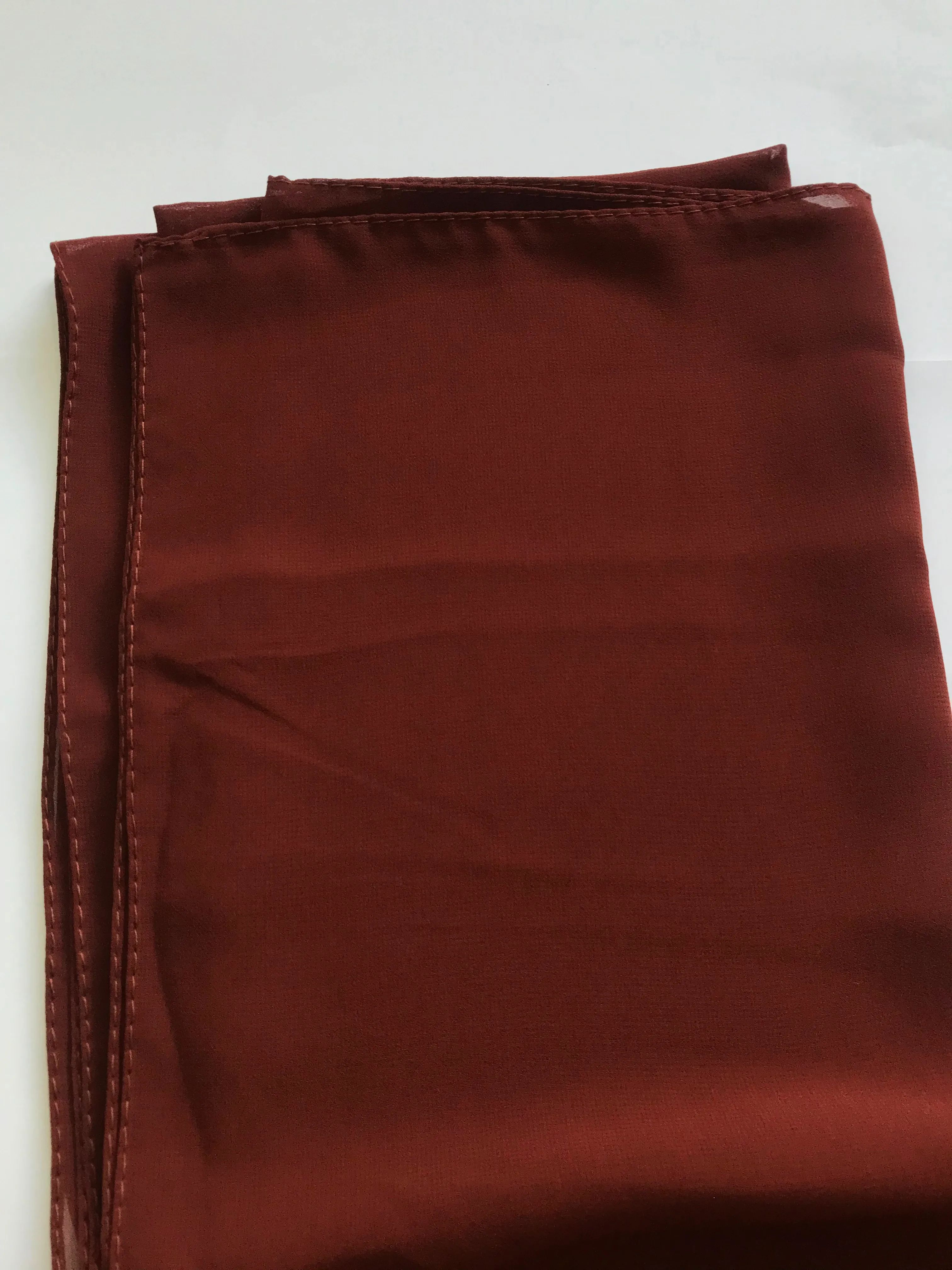 Chiffon Scarf - Rectangle (Reds & Oranges)