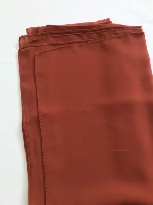 Chiffon Scarf - Rectangle (Reds & Oranges)