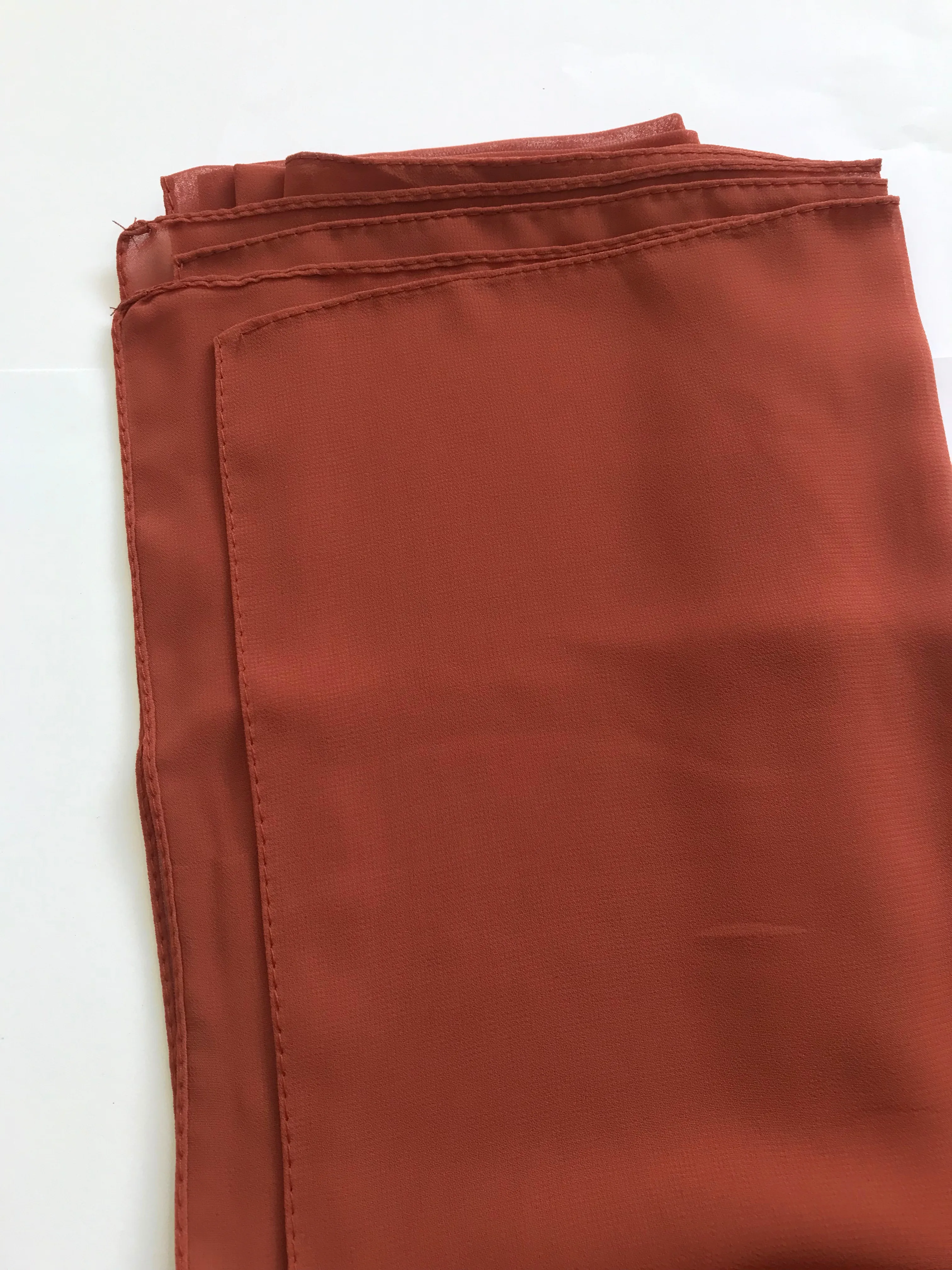 Chiffon Scarf - Rectangle (Reds & Oranges)