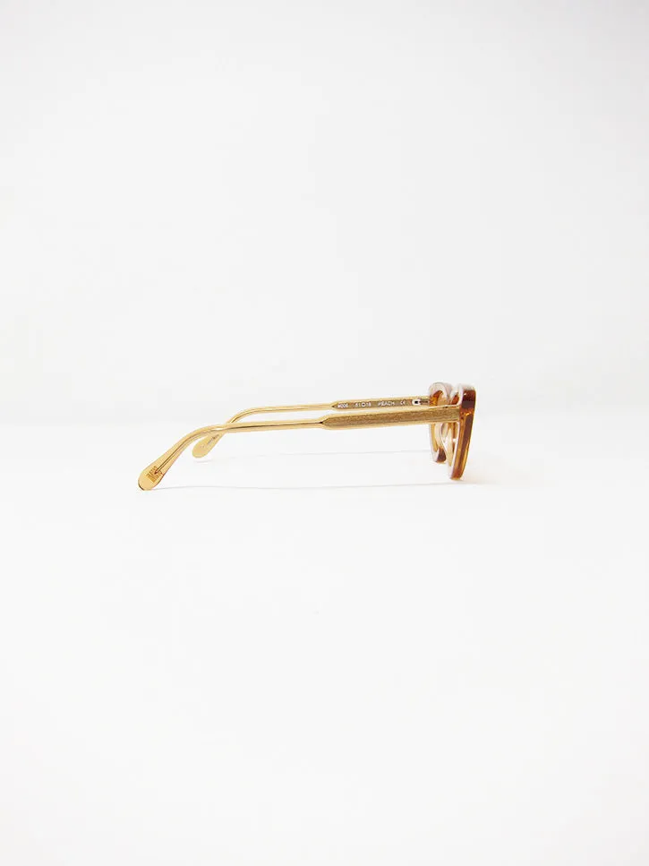Chimi 006 Cat Eye, Peach Clear