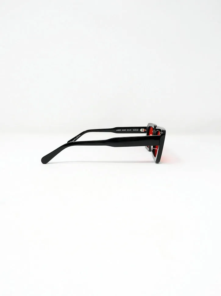 Chimi Laser, Solid Black/Red