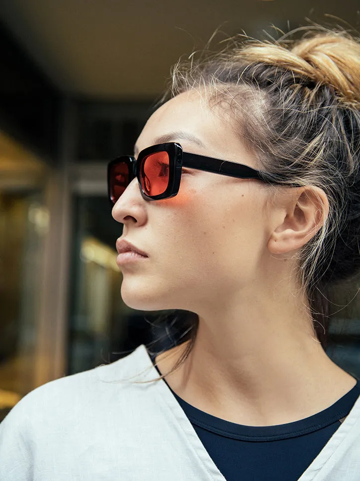 Chimi Laser, Solid Black/Red