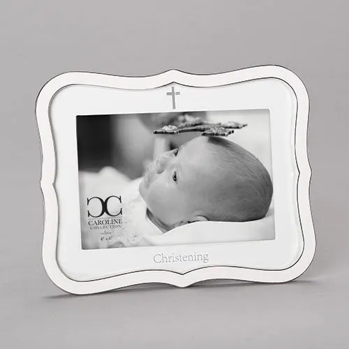 Christening Frame, 4X6, Cream