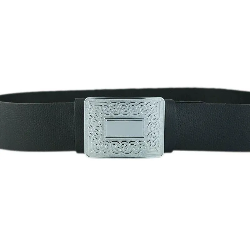 Chrome Celtic Link Buckle