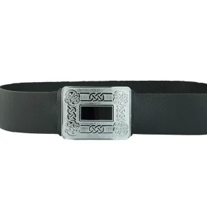 Chrome Celtic Swirl Buckle