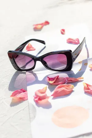 Chunky Triangle Cat Eye Sunglasses