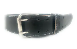 Cinturón De Trabajo De Cuero Para Hombre De Doble Punta De Alta Resistencia