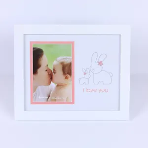 Classic Bunny Frame (White)