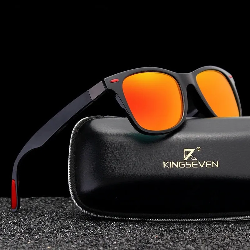 Classic Polarized   Driving Square Frame Sunglasses