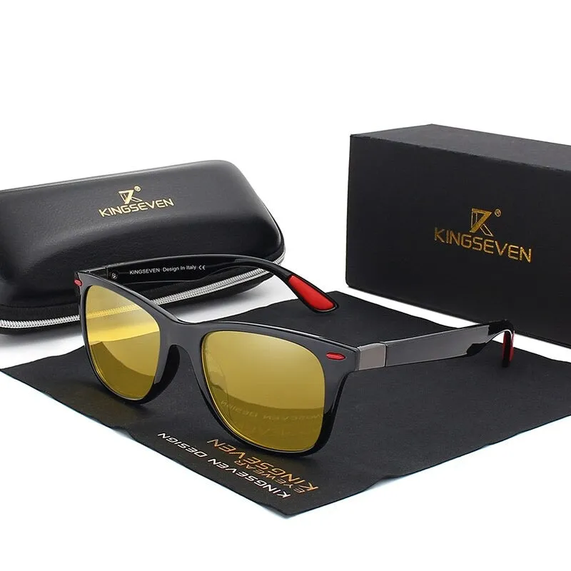 Classic Polarized   Driving Square Frame Sunglasses