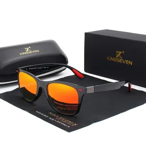 Classic Polarized   Driving Square Frame Sunglasses