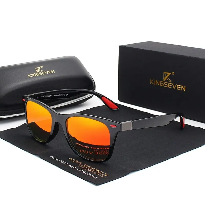 Classic Polarized   Driving Square Frame Sunglasses