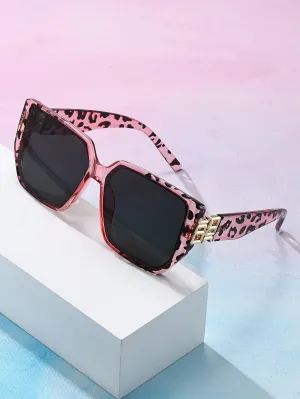 Classic Retro Square Frame Plastic Sunglasses