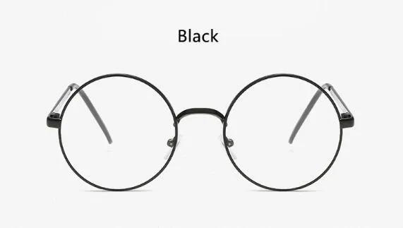 Classic Round Transparent Glasses Eyeglass Frame