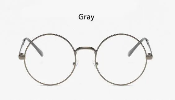 Classic Round Transparent Glasses Eyeglass Frame