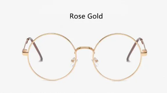 Classic Round Transparent Glasses Eyeglass Frame