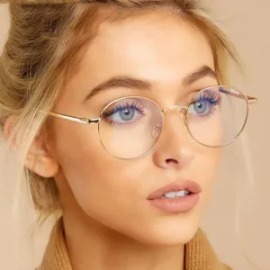 Classic Round Transparent Glasses Eyeglass Frame