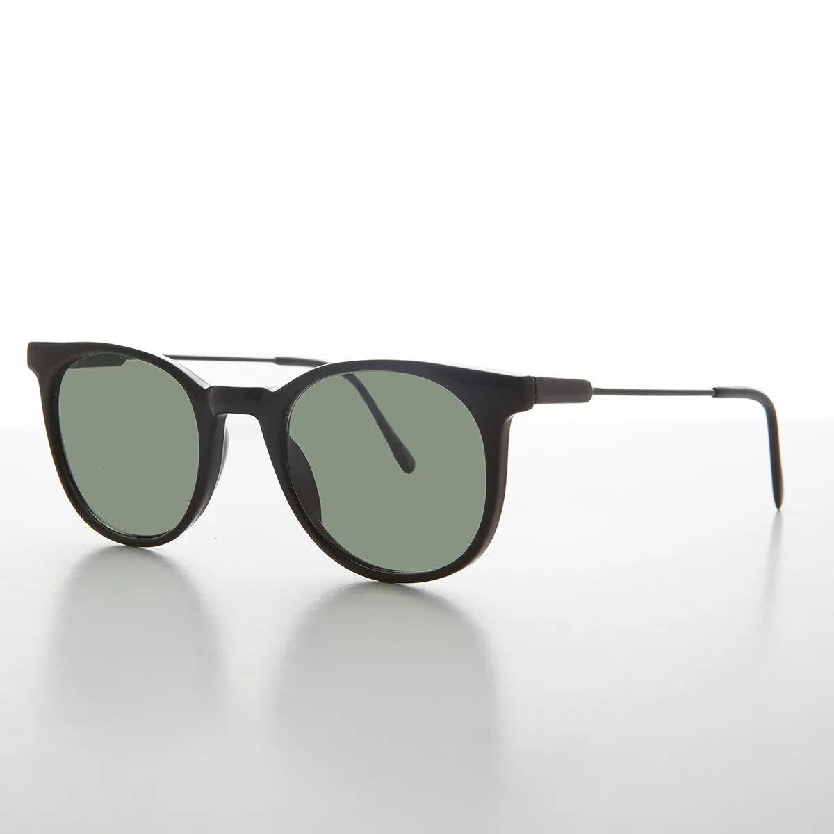 Classic Rounded-Square Vintage Sunglasses - Enzo