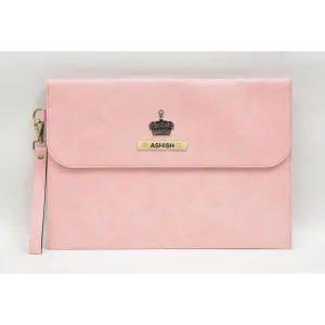 Classy Leather Customized Laptop or Macbook bag/ Sleeve  13.5 inches - Pink