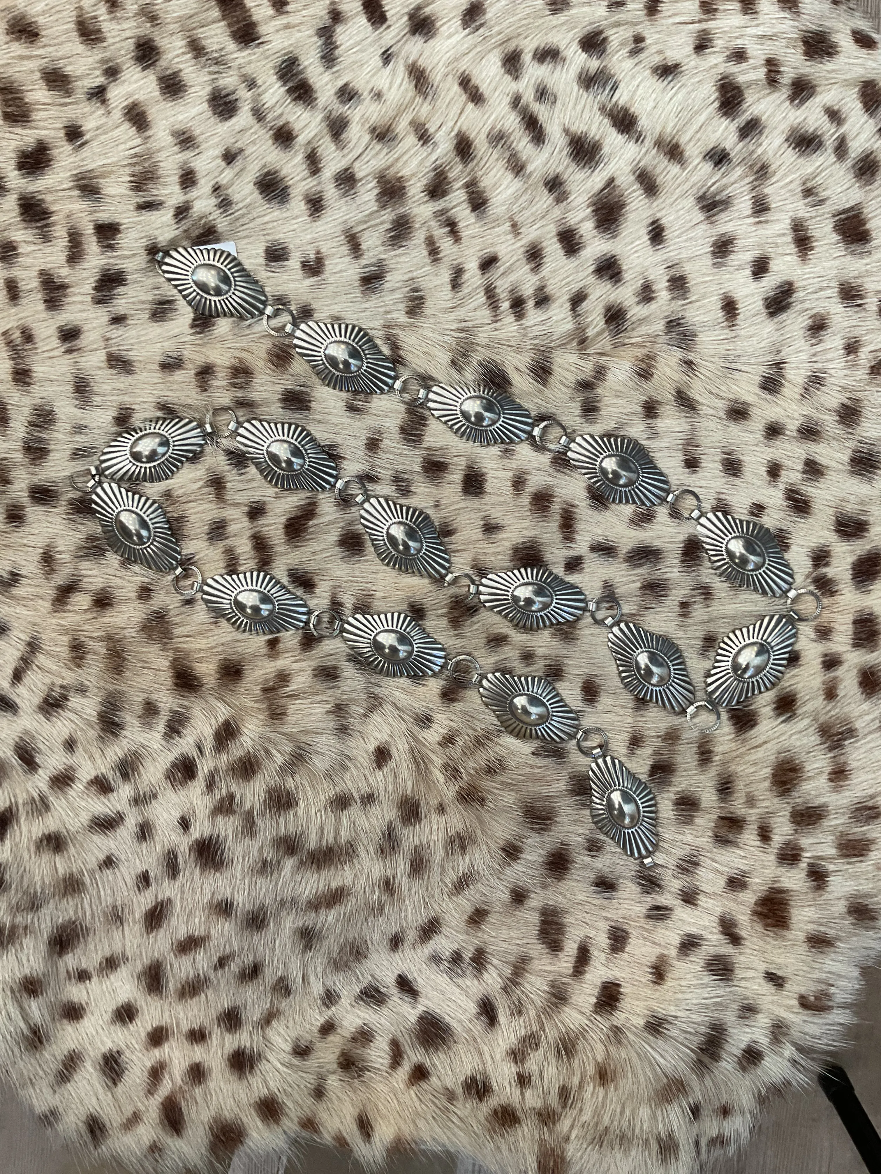 Coachella Concho Silver Belt
