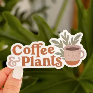 Coffee & Plants Sticker