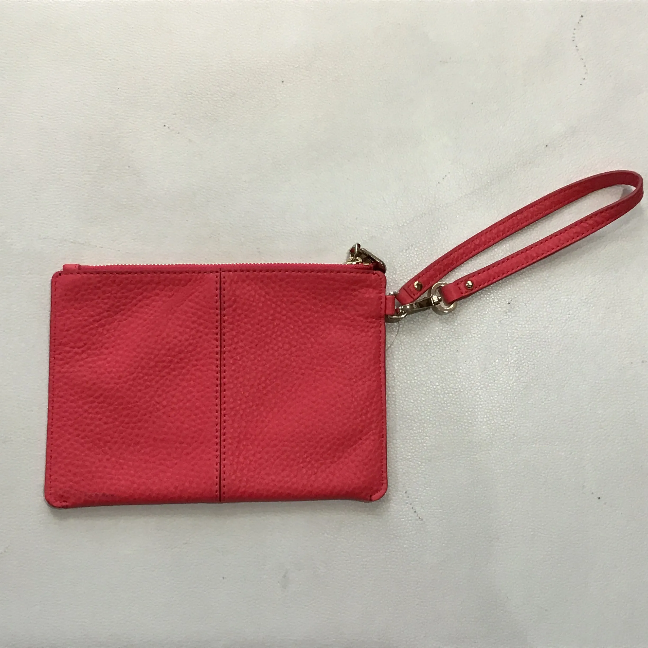 COLE HAAN Red Leather Wristlet