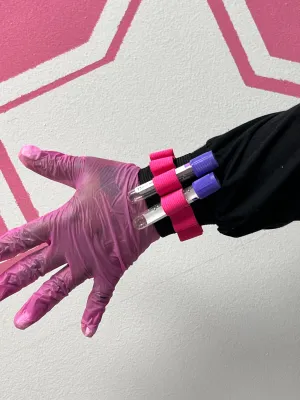 Collection tube wristlet
