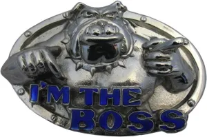 Copy of Belt Buckle - Silver Bulldog "Boss"