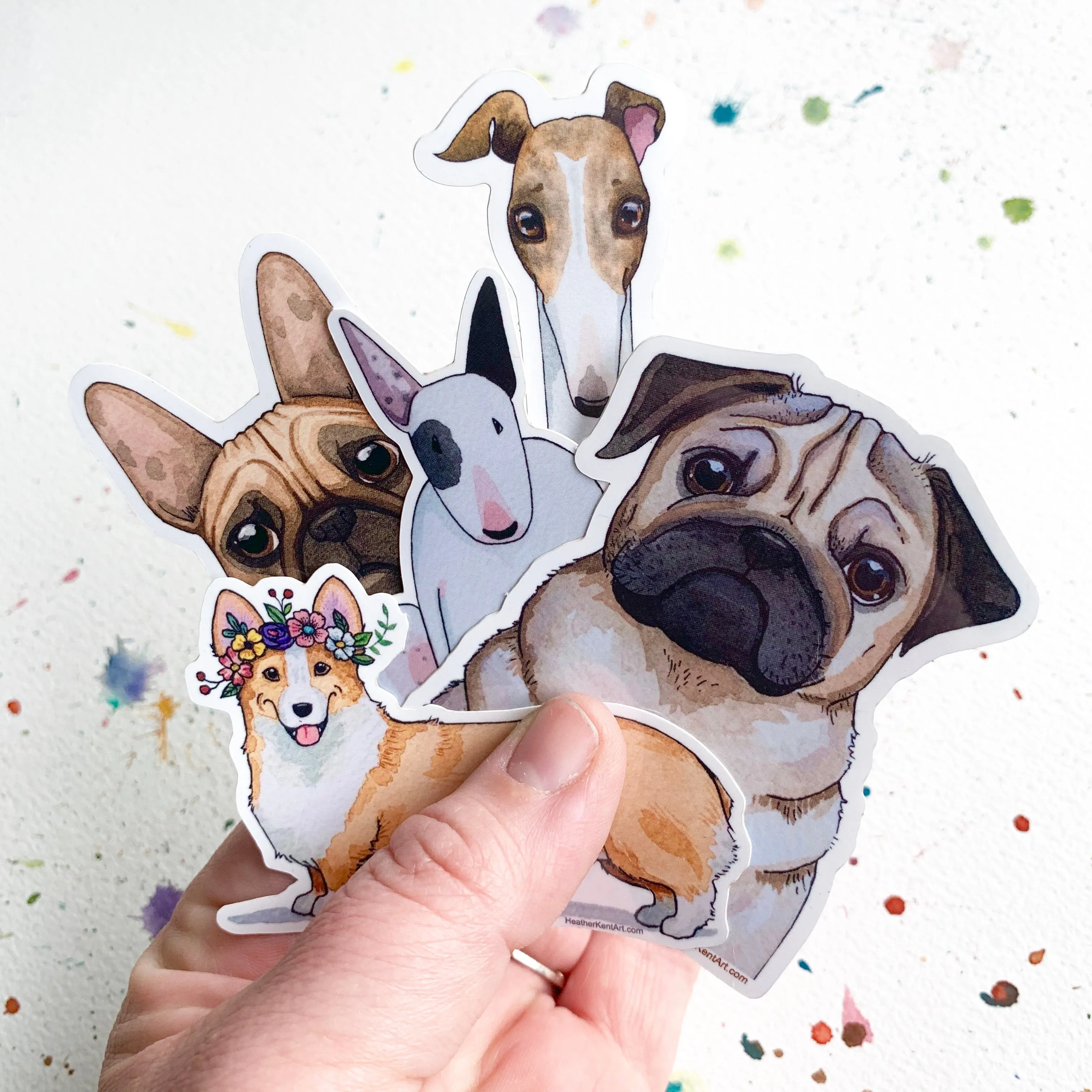 Corgi Dog Vinyl Stickers, 3 inch, Doggos Sticker, FREE SHIPPING