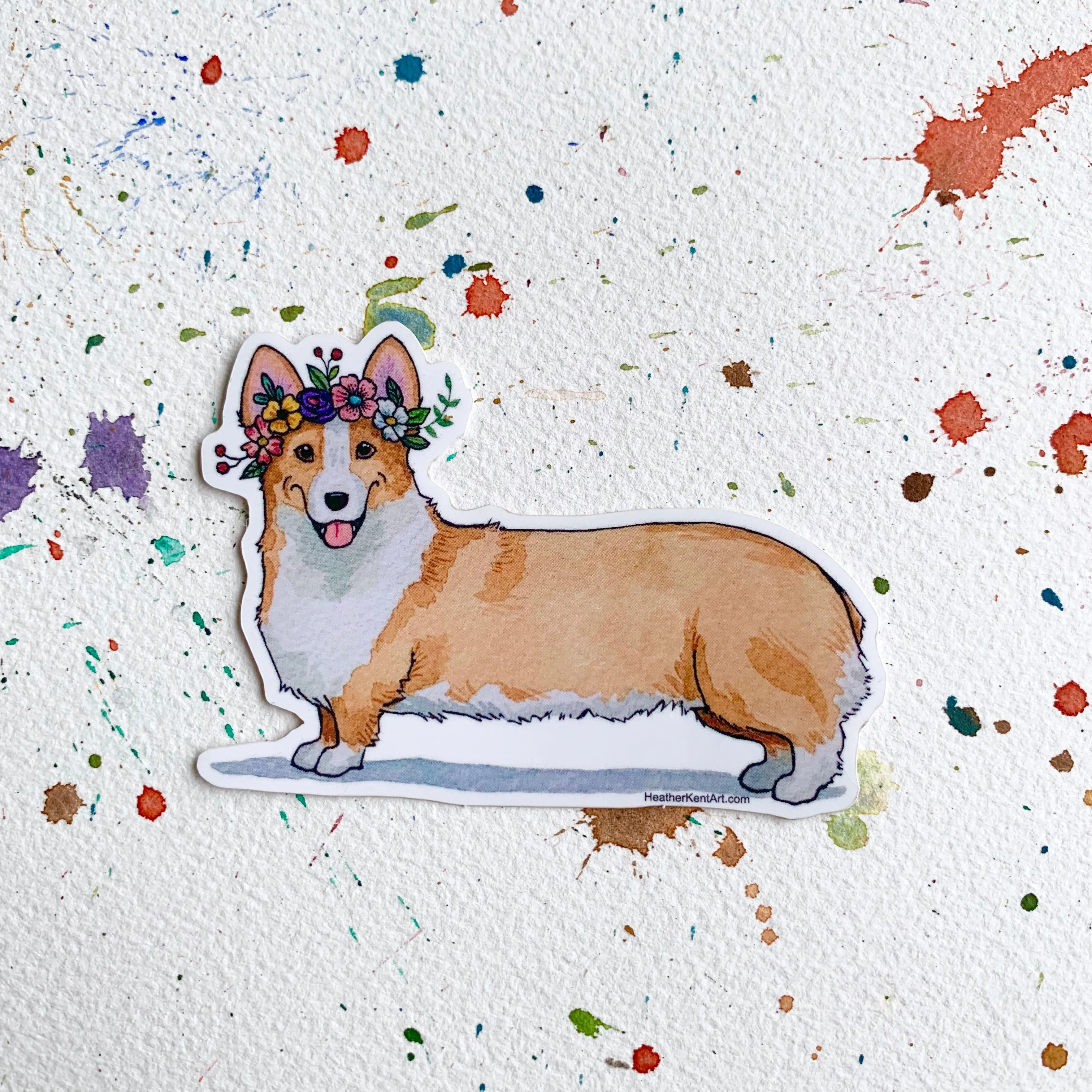 Corgi Dog Vinyl Stickers, 3 inch, Doggos Sticker, FREE SHIPPING