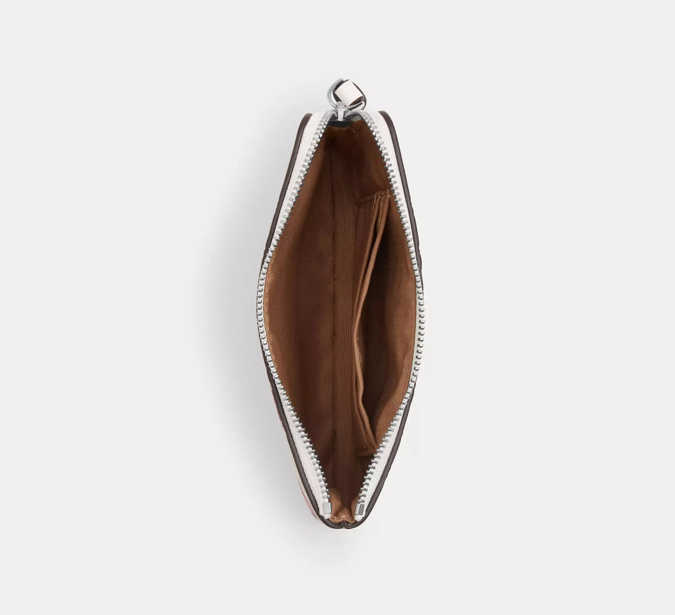Corner Zip Wristlet With Cherry Print