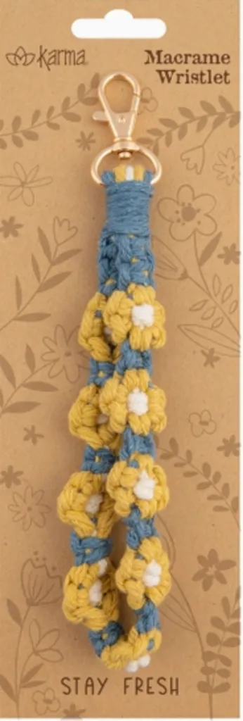 Cotton Macrame Wristlet
