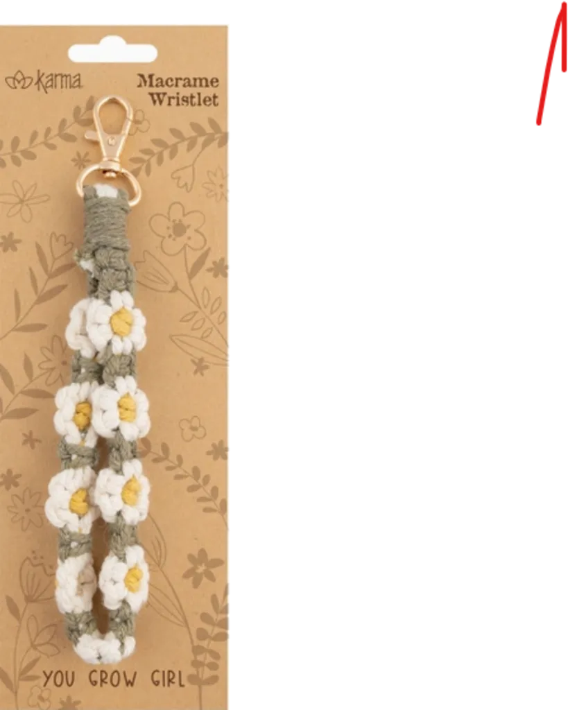 Cotton Macrame Wristlet