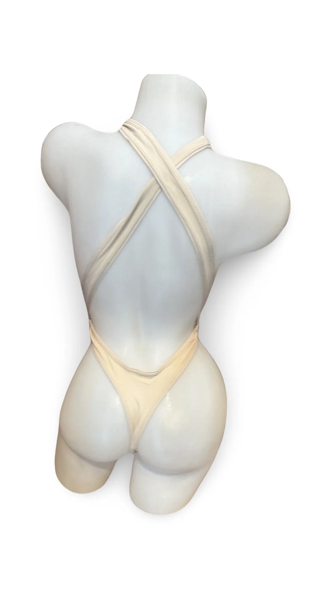 Criss Cross Sling Shot - Nude