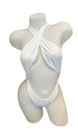 Criss Cross Sling Shot - White