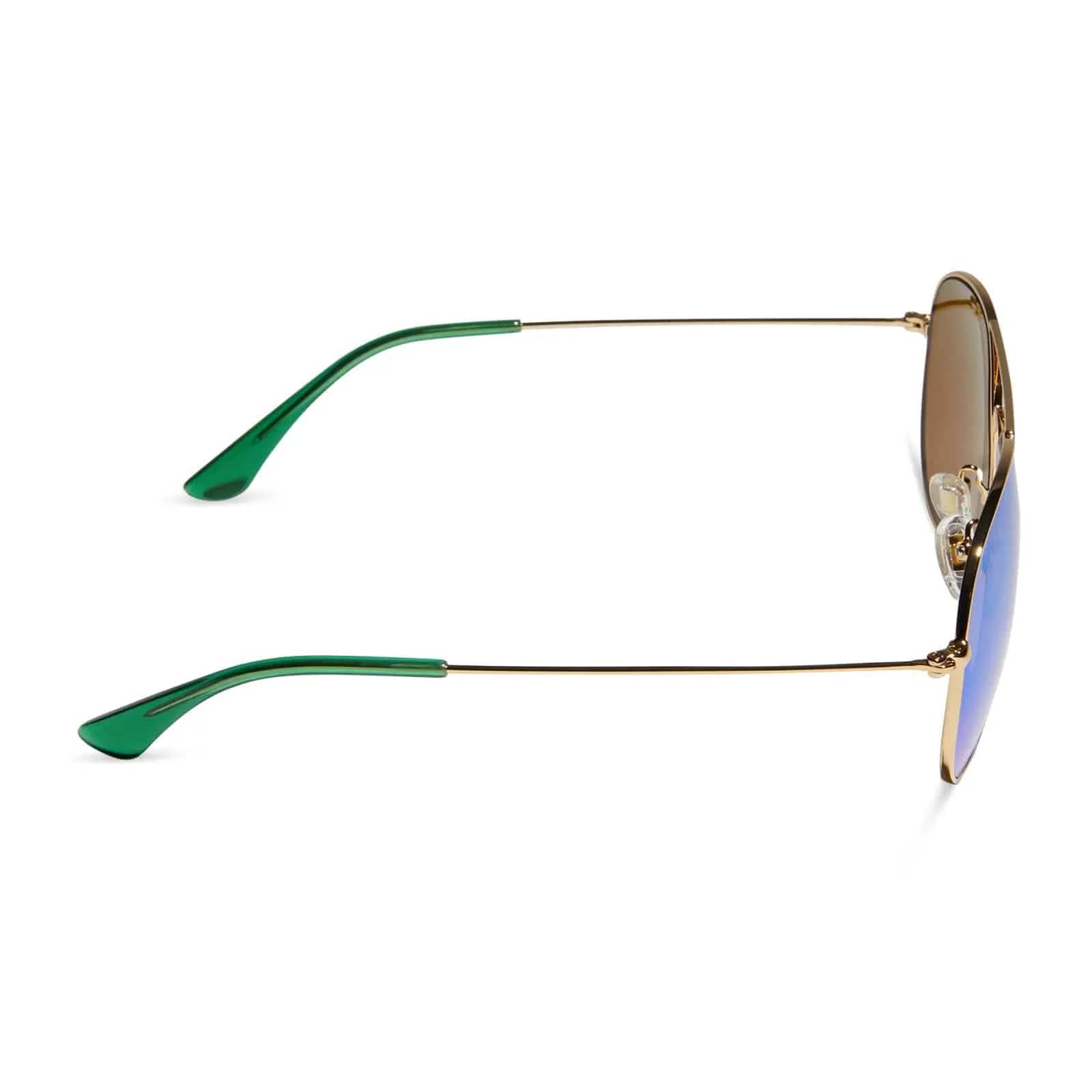 Cruz Gold/Green Mirror Polarized by DIFF | Green Mirror