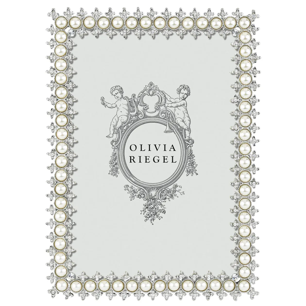 Crystal & Pearl Picture Frame 5x7"