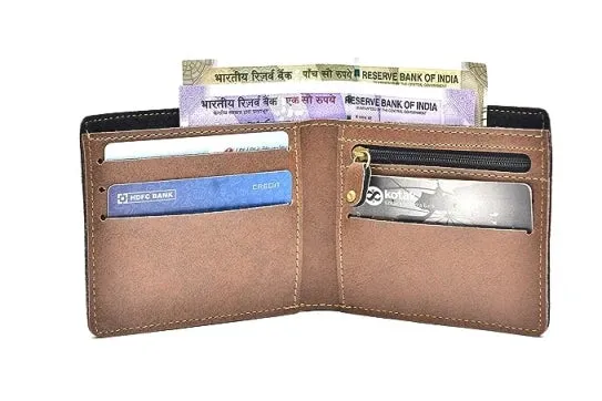 Customized Men's Wallet and Belt - Brown